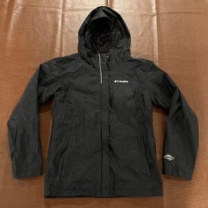 Columbia Arcadia Youth Hooded Rain Coat Windbreaker Jacket - Size Large